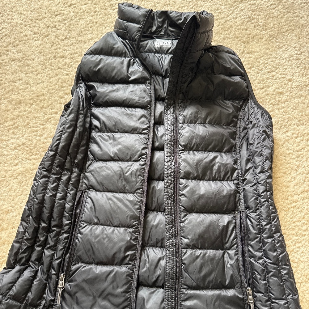 32 degrees black puffer vest
